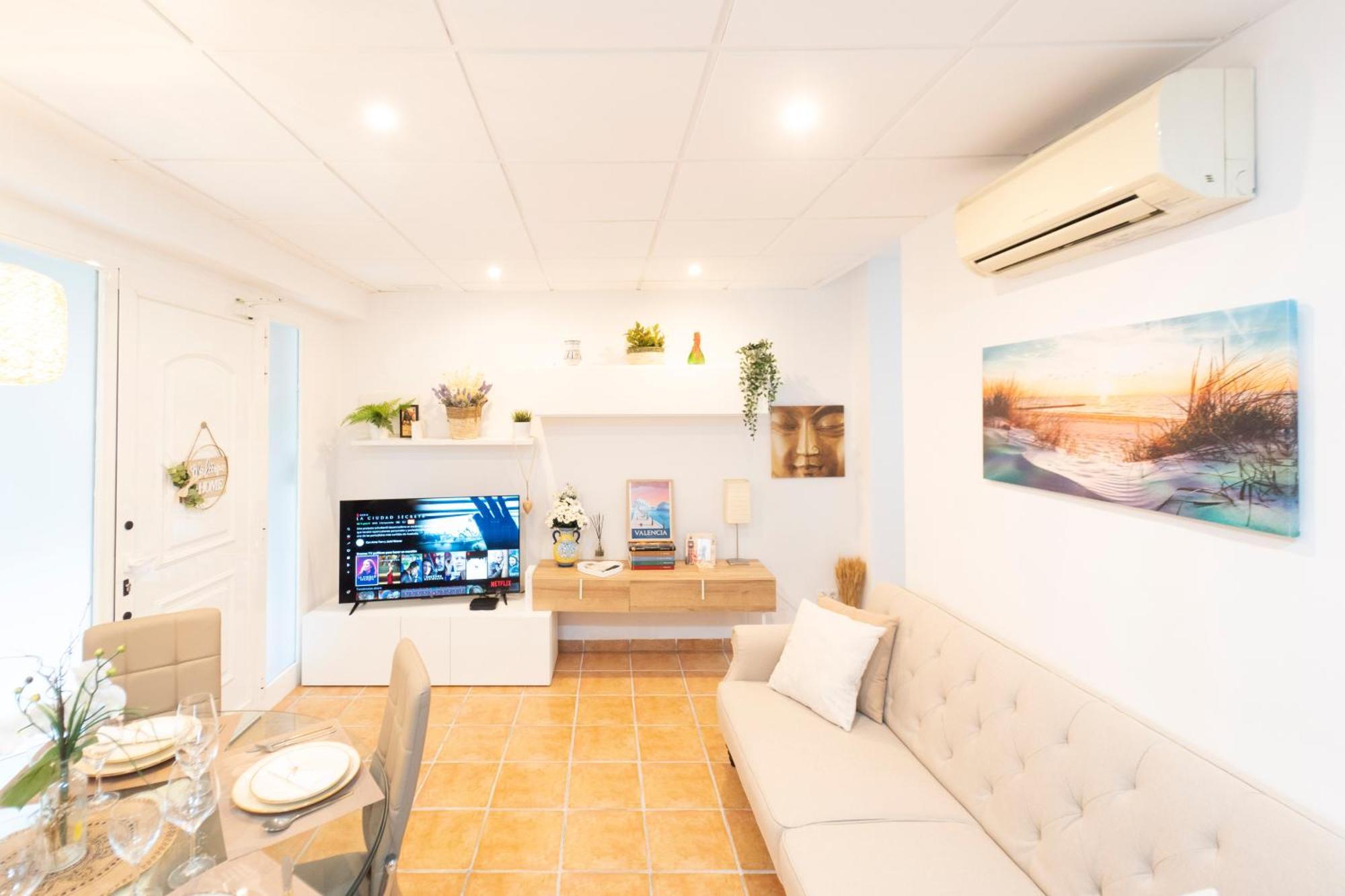 Lovely Apartment Near Beach & Science City Valencia Eksteriør billede