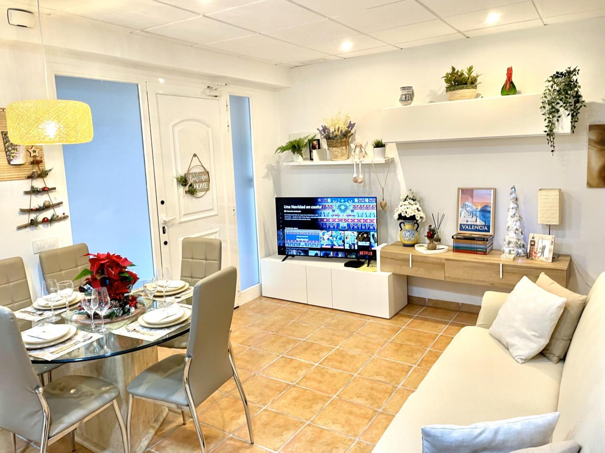 Lovely Apartment Near Beach & Science City Valencia Eksteriør billede